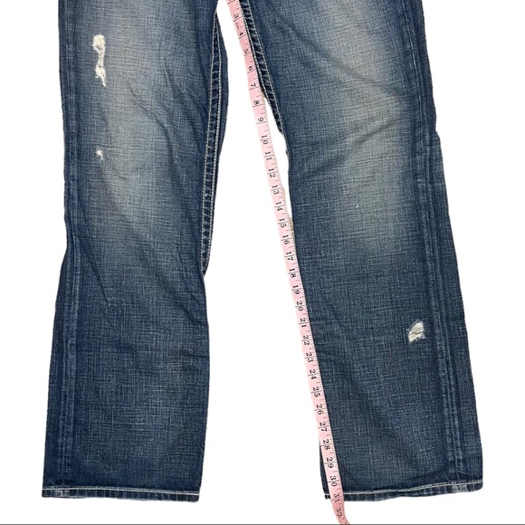 BKE Tyson Mens Jeans - Size 32R - Relaxed - Distressed - Picture 8 of 11